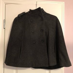Banana Republic Wool Military Cape